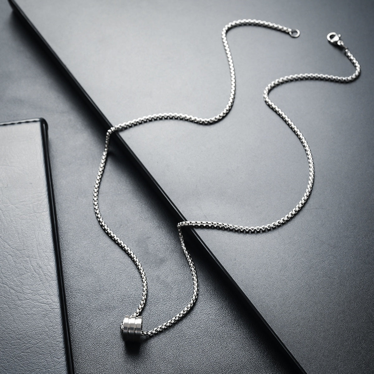 Mens Titanium Steel Necklace That Wont Fade Simple Versatile Jewelry