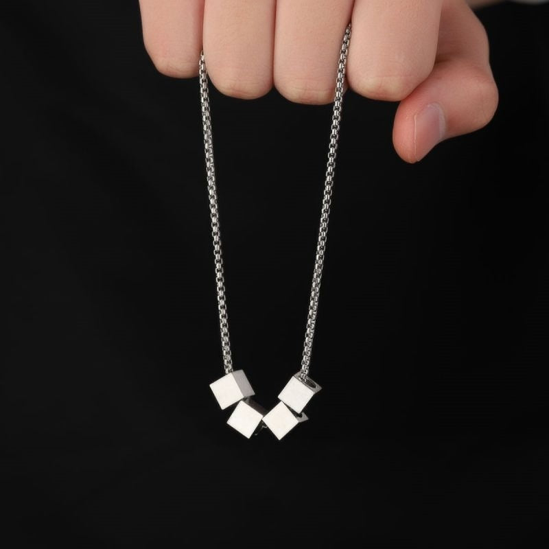 Mens Titanium Steel Necklace That Wont Fade Simple Versatile Jewelry