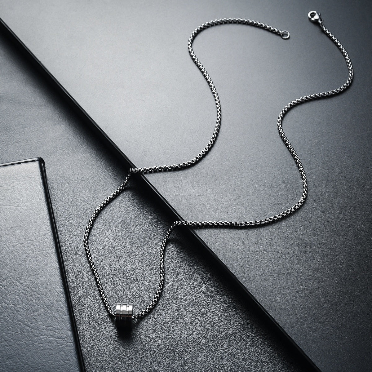 Mens Titanium Steel Necklace That Wont Fade Simple Versatile Jewelry