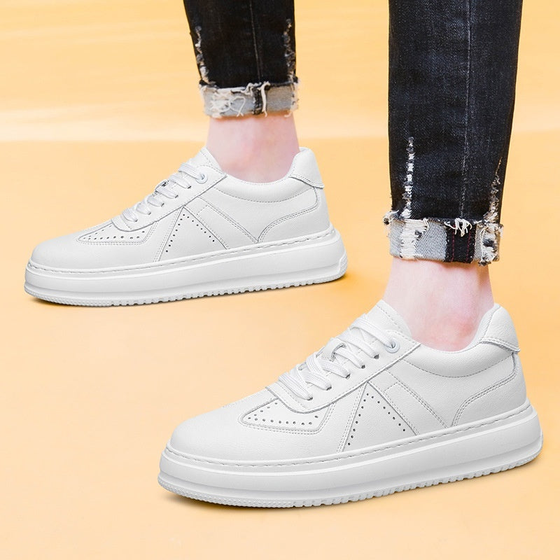 Men's Lace Up Lightweight Trendy All-matching Casual Board Shoes
