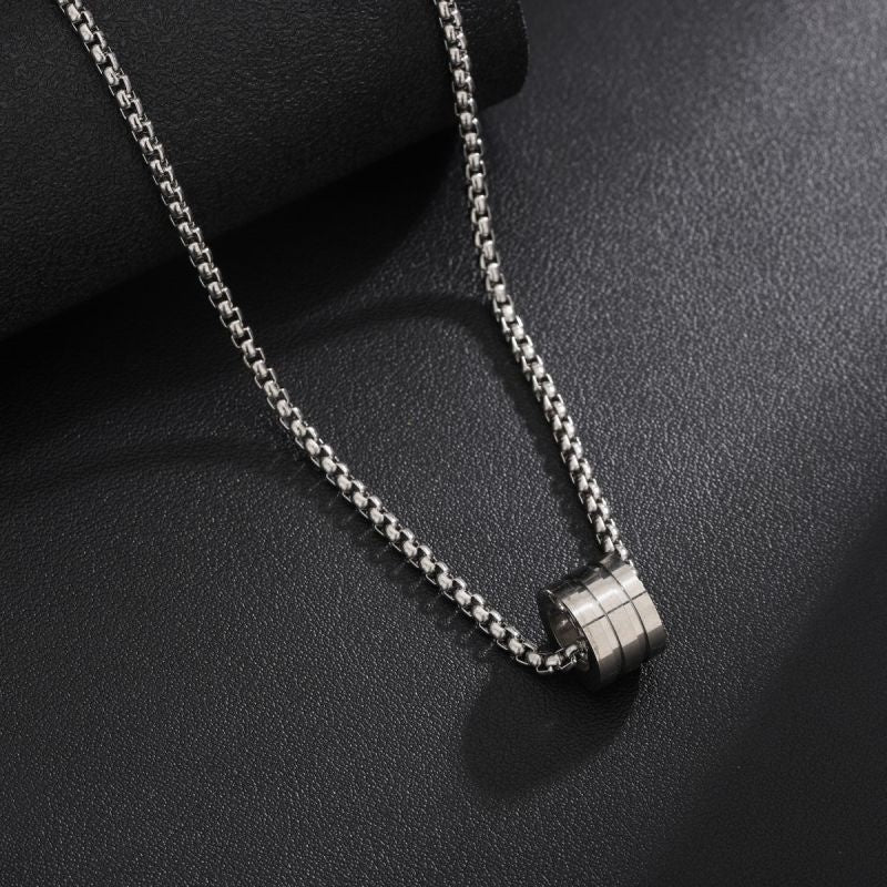 Mens Titanium Steel Necklace That Wont Fade Simple Versatile Jewelry